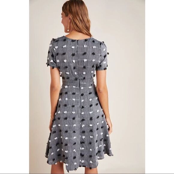 NEW Anthropologie Sunday in Brooklyn Gisela Textured Mini Dress X-Small Petite - Picture 3 of 4